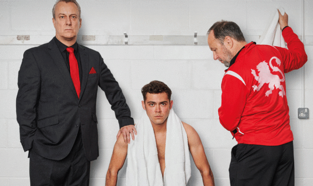 Stephen Tompkinson, John Bowl and Dean Bone star in Patrick Marber&#39;s The Red Lion