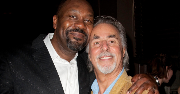 Barrie Rutter with Lenny Henry in 2009
