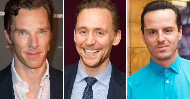 Benedict Cumberbatch, Tom Hiddleston and Andrew Scott