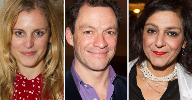 Denise Gough, Dominic West and Meera Syal
