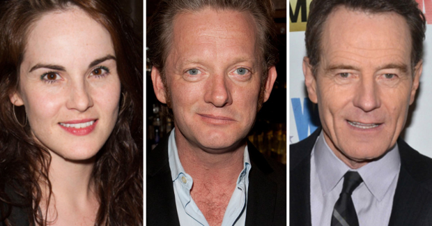 Michelle Dockery, Douglas Henshall and Bryan Cranston