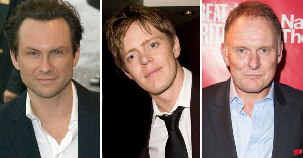 Christian Slater, Kris Marshall and Robert Glenister