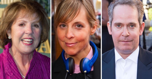 Penelope Wilton, Mel Giedroyc and Tom Hollander