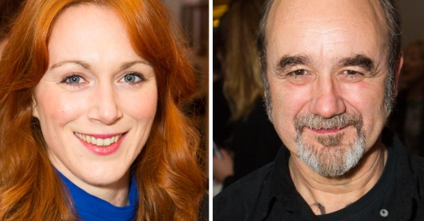 Laura Rogers and David Haig