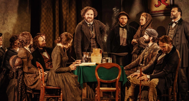Rory Kinnear and the cast of Young Marx