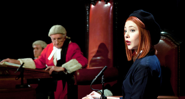 Patrick Godfrey and Catherine Steadman in Witness for the Prosecution