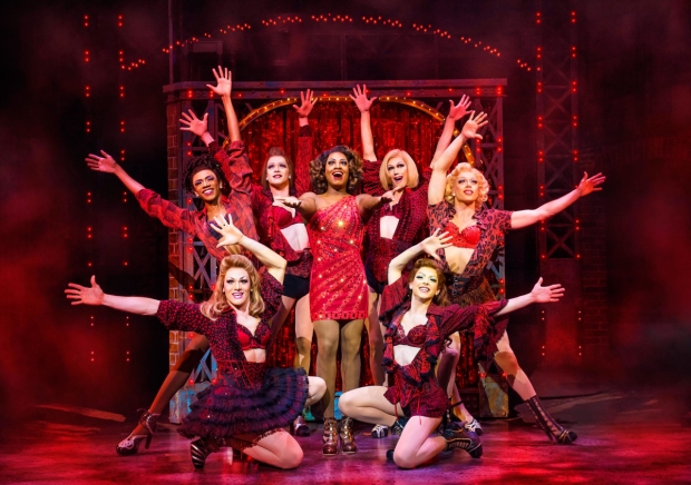 The cast of Kinky Boots