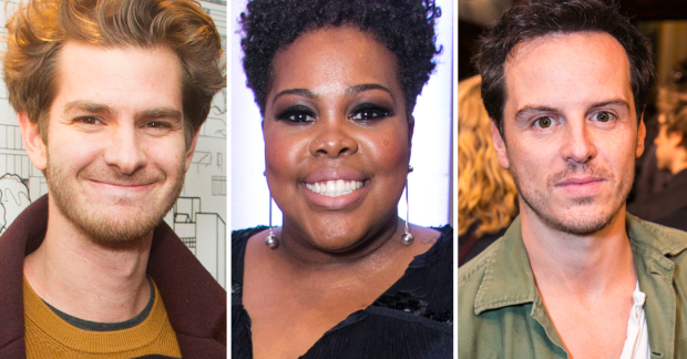 Andrew Garfield, Amber Riley and Andrew Scott