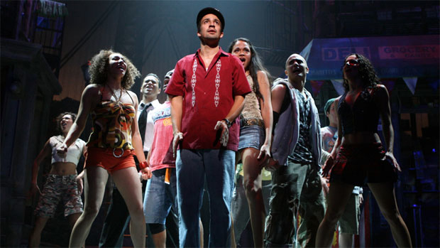 Lin-Manuel Miranda in a scene from the original Broadway production of In the Heights.