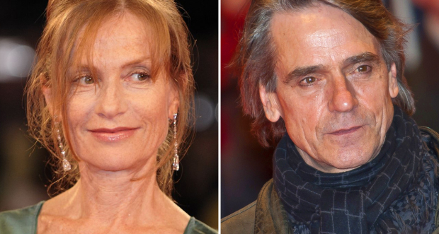 Isabelle Huppert and Jeremy Irons 
