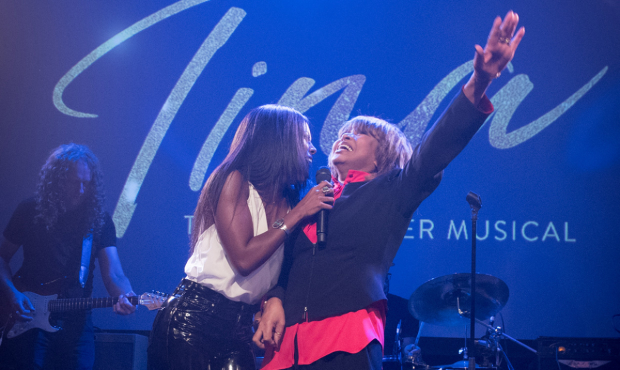 Adrienne Warren and Tina Turner at the Tina launch 