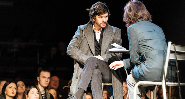 Ben Whishaw and Michelle Fairley in Julius Caesar