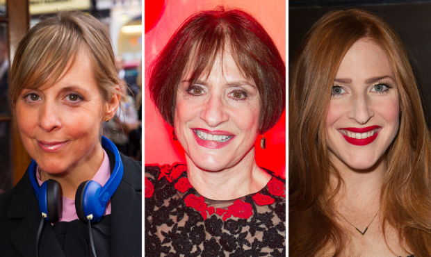 Mel Giedroyc, Patti LuPone and Rosalie Craig