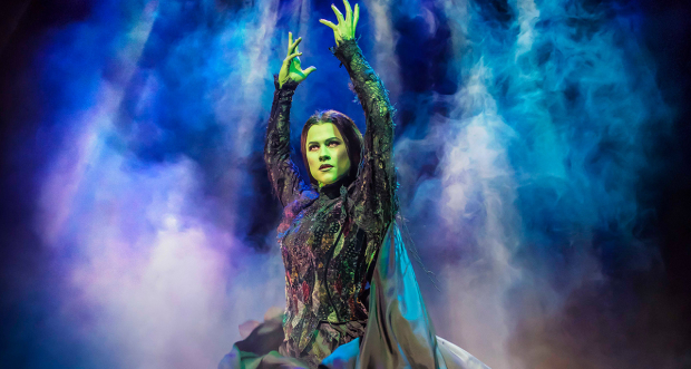 Amy Ross as Elphaba in Wicked UK tour