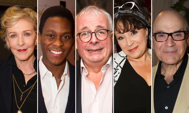 Patricia Hodge, Tyrone Huntley, Christopher Biggins, Harriet Thorpe and David Suchet