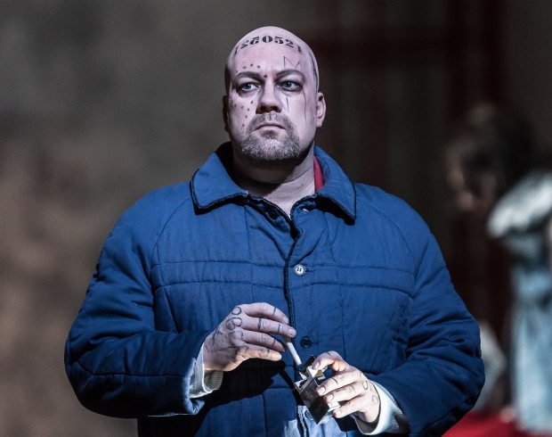 Johan Reuter as Šiškov in From the House of the Dead (ROH)