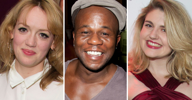 Lucy Briggs-Owen, Delroy Atkinson and Lizzy Connolly