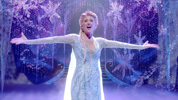 Caissie Levy in Frozen the Musical
