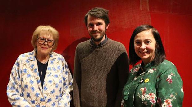 Lady Antonia Fraser, Alistair McDowall and Vicky Featherstone