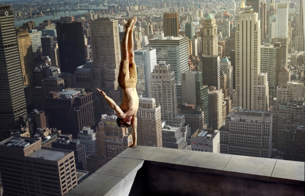 Handstands over the New York skyline