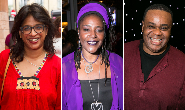 Indhu Rubasingham, Sharon D Clarke and Clive Rowe