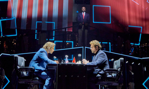 Tim Howar, Cedric Neal and Michael Ball in Chess