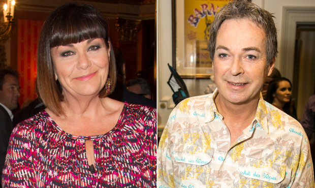 Dawn French and Julian Clary