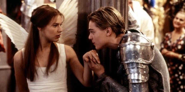 Clare Danes and Leonardo DiCaprio in Baz Luhrmann&#39;s Romeo and Juliet
