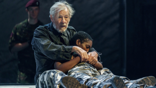 Ian McKellen and Tamara Lawrance in King Lear