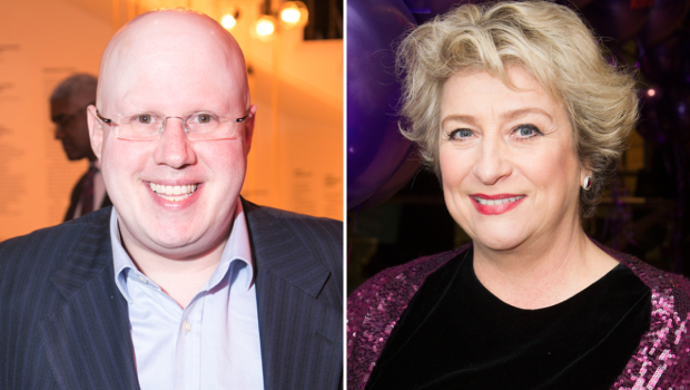 Matt Lucas and Caroline Quentin