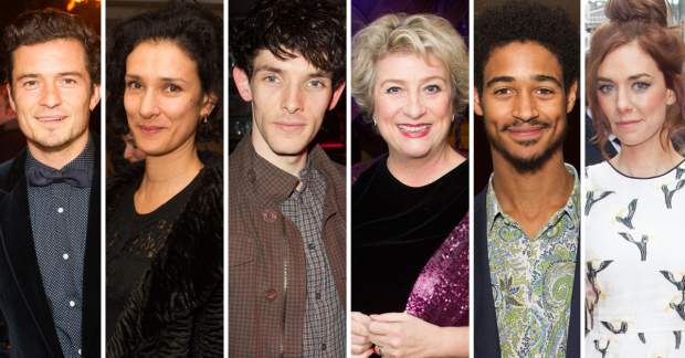 Orlando Bloom, Indira Varma, Colin Morgan, Caroline Quentin, Alfred Enoch and Vanessa Kirby