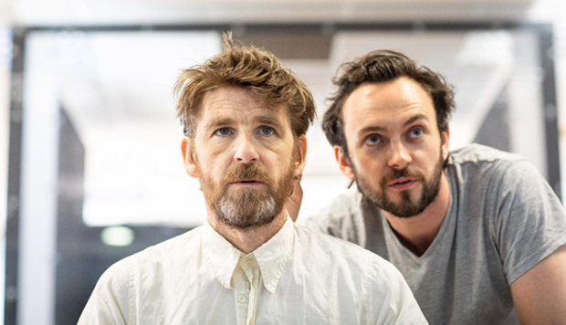 Paul Anderson and George Blagden in rehearsals for Tartuffe