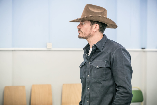 Orlando Bloom rehearsing Killer Joe