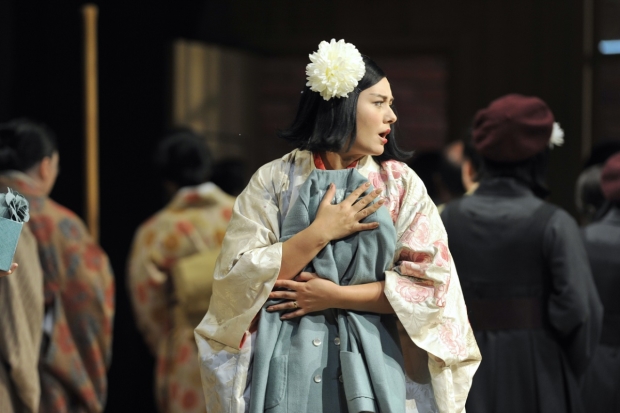 Olga Busuioc as Cio-Cio-San in Madama Butterfly (Glyndebourne)