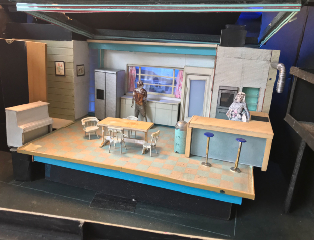The model box for Blueberry Toast