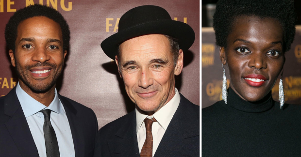 André Holland, Mark Rylance and Sheila Atim