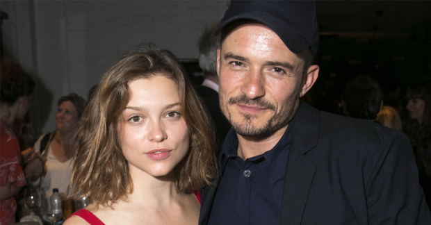 Sophie Cookson and Orlando Bloom