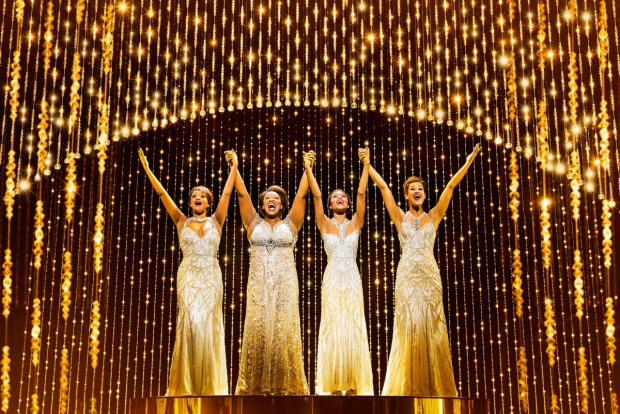 Asmeret Ghebremichael, Moya Angela, Brennyn Lark and Kimmy Edwards in Dreamgirls