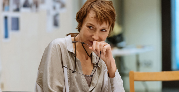 Lia Williams in rehearsal for The Prime of Miss Jean Brodie 
