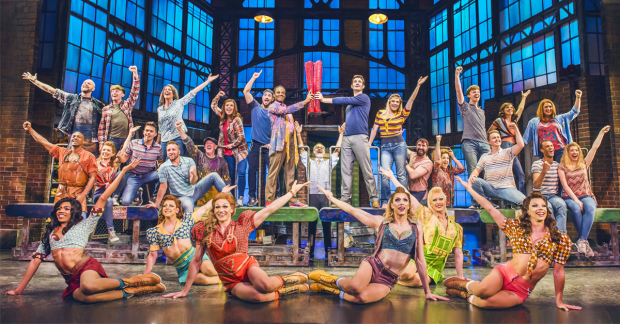 The cast of Kinky Boots