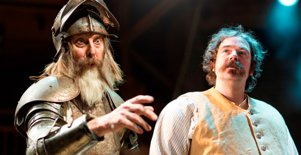 David Threlfall and Rufus Hound in the 2016 production of Don Quixote