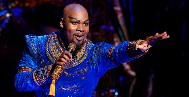 Michael James Scott as the Genie in Aladdin