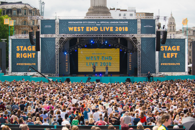 The crowds at West End Live