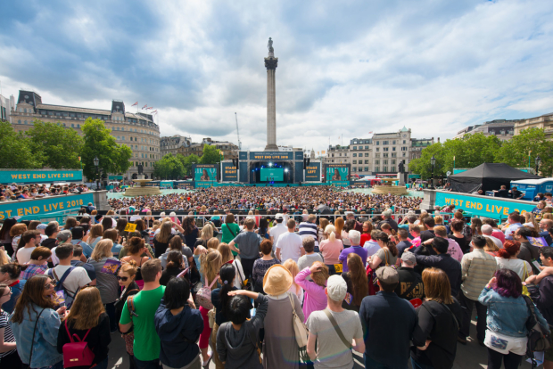 The crowds at West End Live
