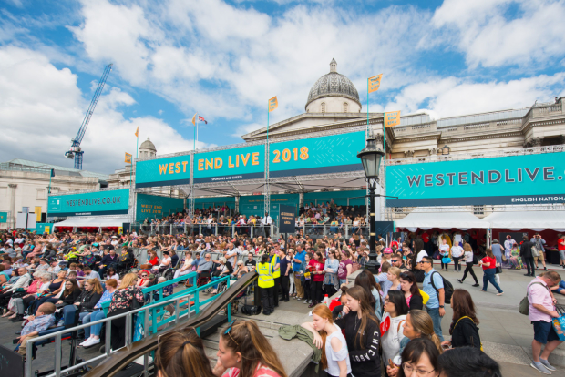 The crowds at West End Live