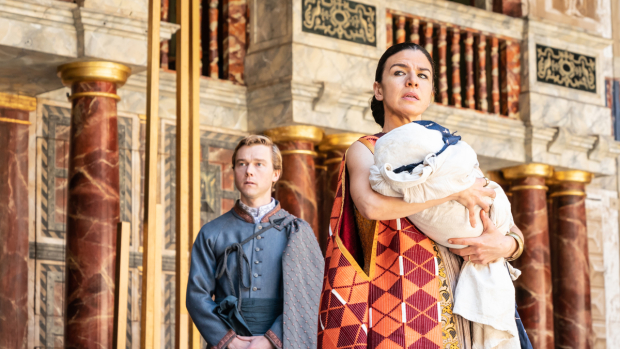 Jordan Metcalfe and Sirine Saba in The Winter&#39;s Tale