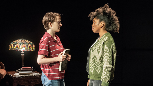 Eleanor Kane and Cherrelle Skeete in Fun Home 