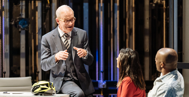 Harry Enfield, Ritu Arya and Oliver Alvin-Wilson in Genesis Inc