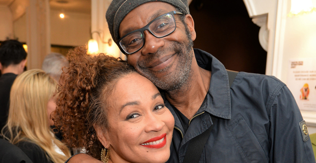 Martina Laird and Lenny Henry