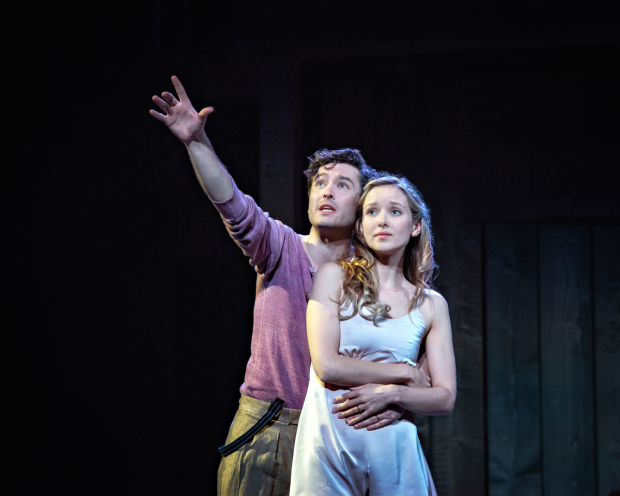 Alexander Vlahos as Romeo and Alexandra Dowling as Juliet
